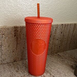Coral Starbucks Tumbler